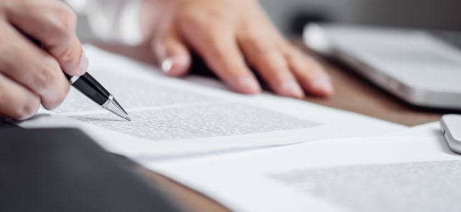 contract signing, reviewing documents, fine print