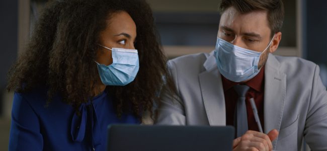 zoom meeting; deposition; masks; remote call